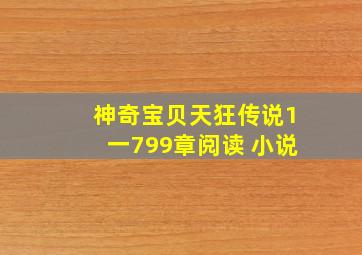 神奇宝贝天狂传说1一799章阅读 小说